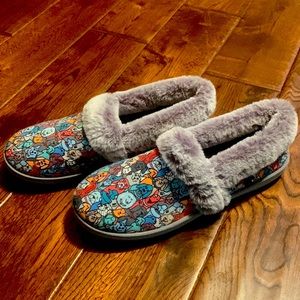 BOBS by SKECHERS WOMENS TOO COZY POOCH PARADE SLIPPER - MULTICOLOR
